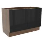 Balcão Gabinete De Pia Madesa Lux 120 Cm 2 Portas - Rustic/pr