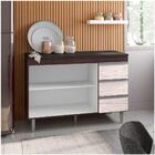 Balcão Gabinete De Pia Sem Tampo 120cm 2 Portas 3 Gavetas And