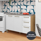 Balcão Gabinete Para Pia 1,20m Versalhes Kit's Paraná