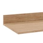 Balcão Gabinete Para Pia Com Tampo 120cm Michigan Cast/preto