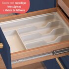 Balcão Gabinete Sálvia 120cm Com Tampo 2 Portas 3 Gavetas Fre