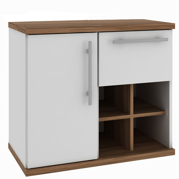 Balcão Gabinete Suspenso Para Banheiro 70cm 01 Gaveta Veneza