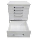 Balcão Gaveteiro Odontológico Com 6 Gavetas-armário Auxiliar