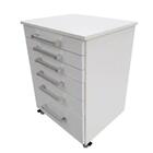 Balcão Gaveteiro Odontológico Com 6 Gavetas-armário Auxiliar