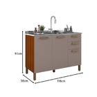 Balcão Gold 1.20 Cinamomo/connect - Vitamov