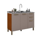 Balcão Gold 1.20 Cinamomo/connect - Vitamov