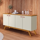 Balcão Groot 4 Portas Off White Madeira