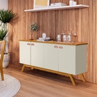 Balcão Groot 4 Portas Off White Madeira