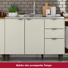 Balcão Henn 2 Portas 3 Gavetas 120cm Essência C558