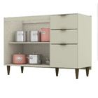 Balcão Henn 2 Portas 3 Gavetas 120cm Essência C558