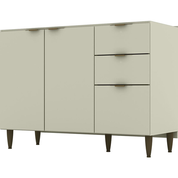 Balcão Henn 2 Portas 3 Gavetas 120cm Essência C558