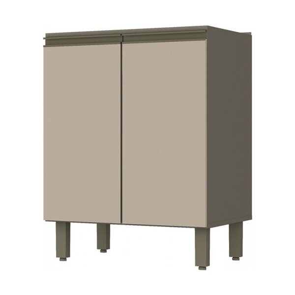 Balcão Henn 2 Portas Sem Tampo Connect 60 Cm C78