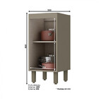 Balcão Henn Connect Sem Tampo 1 Porta 35cm