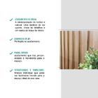 Balcão Ilha Ripado Milla Nogal 120cm Carraro