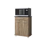 Balcão Isadora Duplo 2 Portas 1 Gaveta Carvalho Rústico - Fde