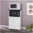 Balcao Isis Para Micro Ondas E Forno 2 Portas Branco