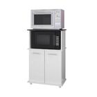 Balcao Isis Para Micro Ondas E Forno 2 Portas Branco