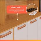 Balcão Itatiaia Napoles 1,20 3 Portas 2 Gavetas Com Tampo