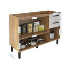 Balcão Itatiaia New Jazz 3 Portas 2 Gavetas Sem Tampo 3pt/2gv