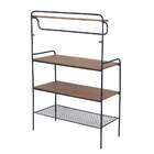 Balcão Izar Preto E Canela