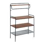 Balcão Izar Preto E Canela