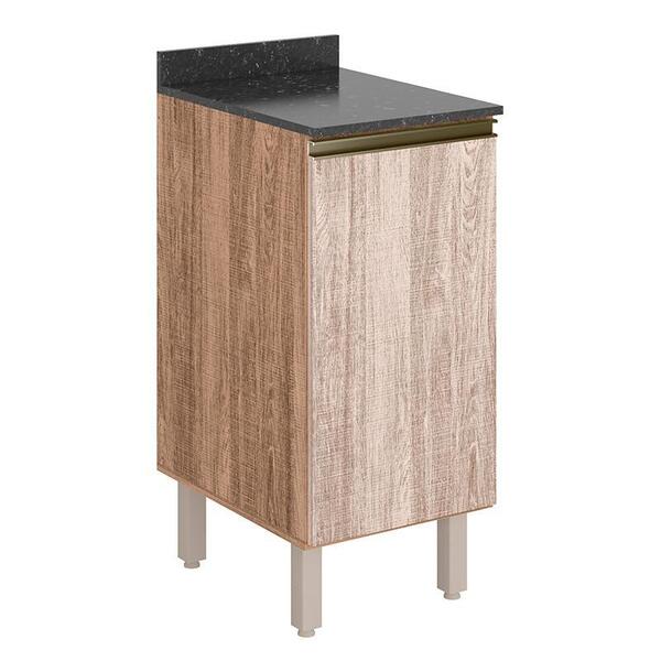 Balcão Kali 1 Porta Premium 40cm Com Tampo Mdf 15mm - Nicioli