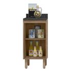 Balcão Kali 1 Porta Premium 40cm Com Tampo Mdf 15mm - Nicioli