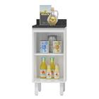 Balcão Kali 1 Porta Premium 40cm Com Tampo Mdf 25mm - Nicioli