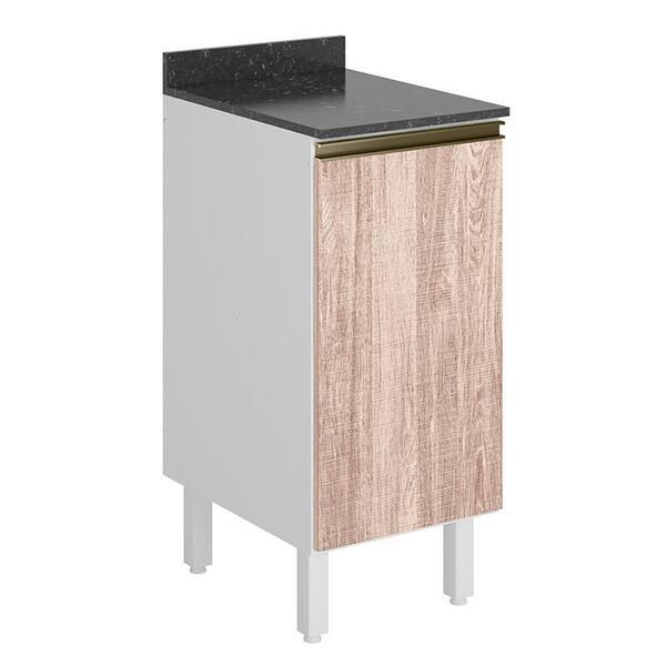 Balcão Kali 1 Porta Premium 40cm Com Tampo Mdf 25mm - Nicioli