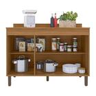 Balcão Karen 119cm 3 Portas Com Tampo Mdp - Peternella Móveis