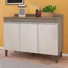 Balcão Karen 119cm 3 Portas Com Tampo Mdp - Peternella Móveis