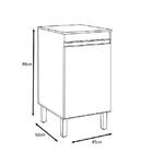 Balcao Karen 45 Cm Nature/off White Peternella Moveis