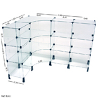 Balcão L - 1,40 X 1,00 X 1,00