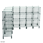 Balcão L Aramado Com Tampo De Vidro - 1,50 X 1,00 X 0,90