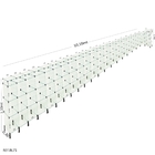 Balcão L Em Vidro Modulado C/ Caixa 10,10 X 1,10 X 1,10 X 0,30