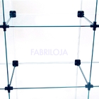 Balcão L Em Vidro Modulado C/ Caixa 10,10 X 1,10 X 1,10 X 0,30