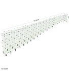 Balcão L Em Vidro Modulado C/ Caixa 9,10 X 1,10 X 1,10 X 0,30