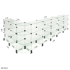 Balcão L Raio Invertido 2,50 X 1.00 X 1.00