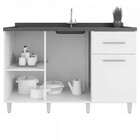 Balcao Larissa Pop 1,20 514 Naturale/off White Moveis Parana