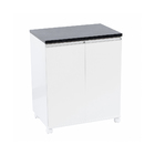 Balcao Lavanderia 2 Portas 85x70x47cm Branco Spaceo