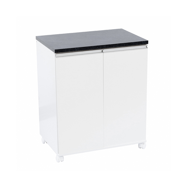 Balcao Lavanderia 2 Portas 85x70x47cm Branco Spaceo