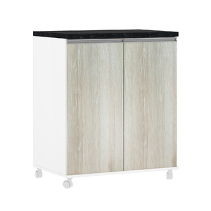 Balcao Lavanderia 2 Portas 85x70x47cm Legno Crema Spaceo Leroy Merlin