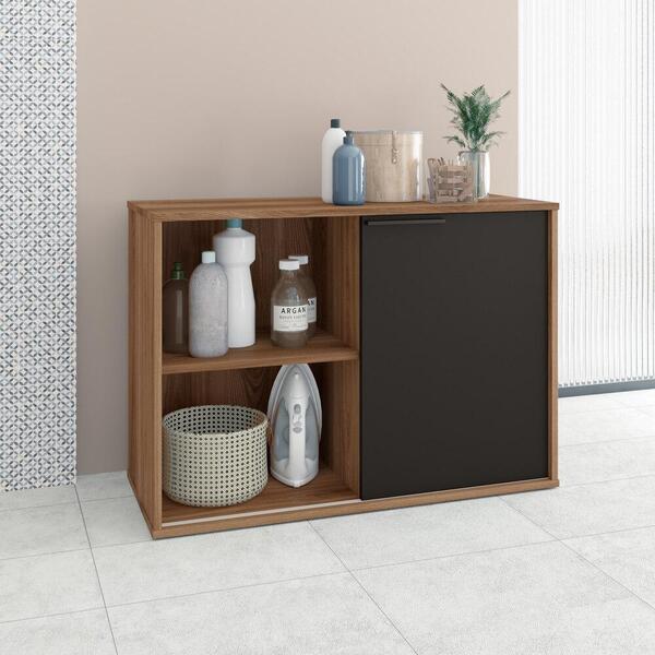 Balcão Lavanderia Multiuso 1 Porta Correr Multimóveis Cr30024