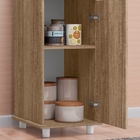 Balcão Lia 1 Porta  Carvalho