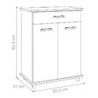 Balcão Lia 2 Portas Branco