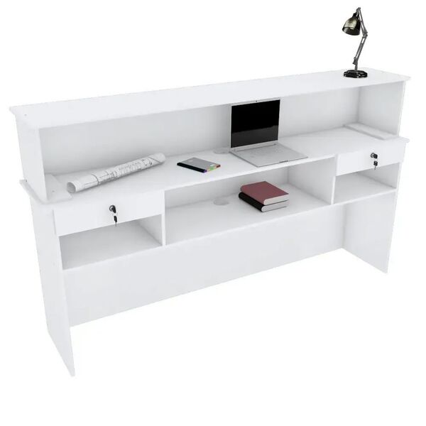 Balcão Loja Caixa M209.2021.b 100% Mdf (loja, Atendimento)