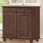 Balcao Madeira Maciça 2 Portas 2 Gavetas 88 Cm 8928 Milani St