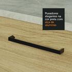 Balcão Madesa Agata 40 Cm 1 Porta - Branco/carvalho