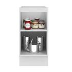 Balcão Madesa Lux 40 Cm 1 Porta (sem Tampo) - Branco/branco V