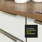 Balcão Madesa Lux 80 Cm 2 Portas (sem Tampo) - Rustic/branco